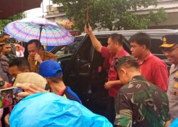 Menteri Sosial RI Ibu Tri Rismaharini melakukan kunjungan kerja Kota Manado