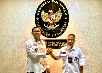 Kepala Perwakilan Mabes Bharindo Sumatera Selatan melakukan ajang silaturahmi tahunan dengan pembina mabes Bharindo di Jakarta