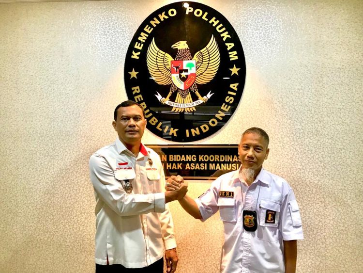 Kepala Perwakilan Mabes Bharindo Sumatera Selatan melakukan ajang silaturahmi tahunan dengan pembina mabes Bharindo di Jakarta