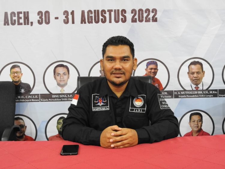 Edi Sahputra Bako selaku Ketua YARA Perwakilan Subulussalam