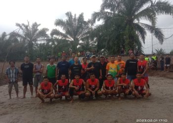 Pertandingan Turnamen Bola Voly Mulia Jaya Cup yang dilaksanakan di Dusun 1 Nagori Maligas Tongah kec. Tanah Jawa dengan Total Hadiah 11 juta rupiah