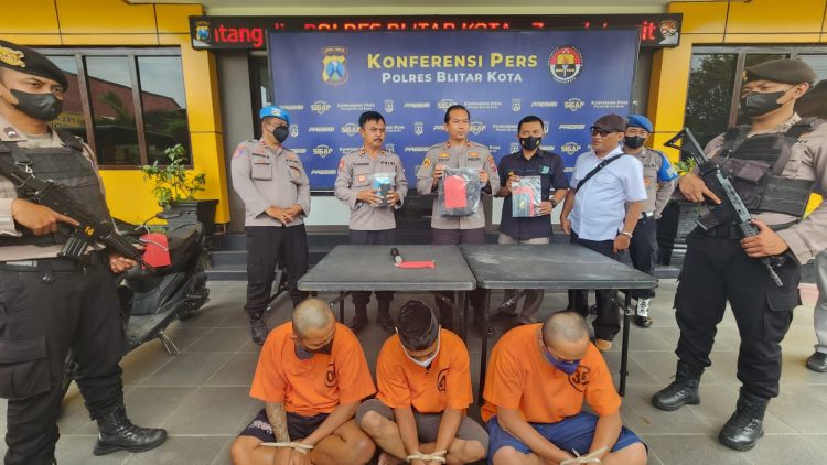 Konferensi Pers Polres Blitar Kota