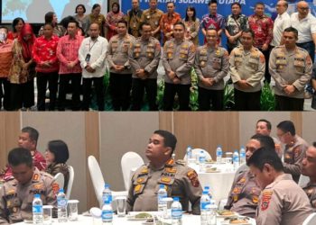 Kepala Kepolisian Resor Kota Manado Kombes Pol Julianto Sirait menghadiri kegiatan uji Coba Full Cycle Subsidi Tepat di Wilayah Sulawesi Utara yang di laksanakan di hotel Luwansa Kota Manado