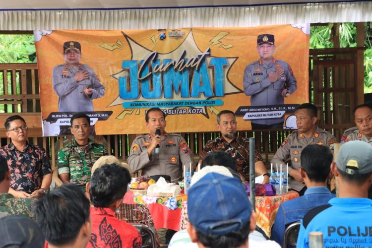 Polres Blitar Kota kembali hadir mendatangi langsung masyarakat untuk menyerap aspirasi maupun mendengarkan keluhan masyarakat