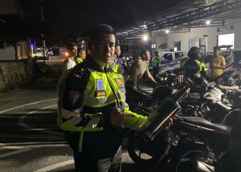 Satuan Lalu Lintas Polresta Pangkalpinang gencar melakukan penindakan terhadap pengendara yang memakai knalpot bising atau brong di seputaran Kota Pangkalpinang