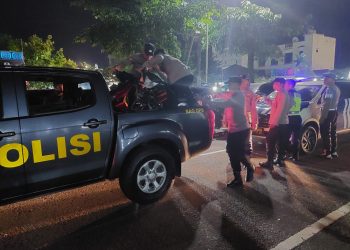 Guna menjaga dan mengantisipasi gangguan Kamtibmas di wilayah Kabupaten Bangka, Polres Bangka lakukkan Kegiatan Rutin Yang Ditingkatkan (KRYD)