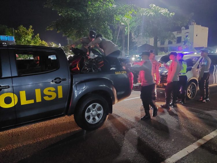Guna menjaga dan mengantisipasi gangguan Kamtibmas di wilayah Kabupaten Bangka, Polres Bangka lakukkan Kegiatan Rutin Yang Ditingkatkan (KRYD)