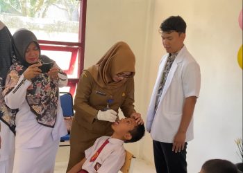 Sebanyak 27.599 anak-anak di kabupaten Nagan Raya telah dilakukan vaksin imunisasi Sub PIN Polio