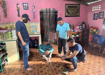 Penangkapan pelaku tindak pidana Narkotika yang diduga narkotika jenis Shabu IN als Tekey dan Wen dengan Barang Bukti Shabu dengan berat bruto 16.02 gram. Rabu (8/2/2023)