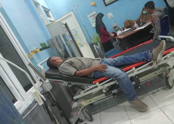 Sarwadi (48) seorang jurnalis media online Mataaceh.com diduga menjadi korban pemukulan
