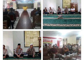 Polres Dairi melaksanakan Pembinaan Rohani dan Mental (Binrohtal) bagi seluruh Personil dan ASN Polres Dairi