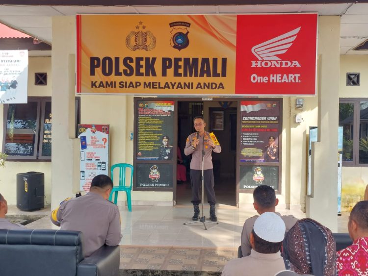 Kapolres Bangka AKBP Taufik Noor Isya, S.I.K., melaksanakan kunjungan kerja ke polsek jajaran, Kamis (9/2/2023)
