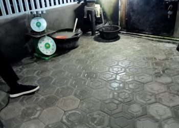 Kondisi Gudang Penampungan Timah Diduga Ilegal