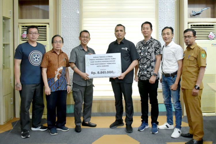 Paguyuban Masyarakat Tionghoa Sabang Ikut Galang Dana Untuk Korban Gempa Bumi di Turki dan Suriah