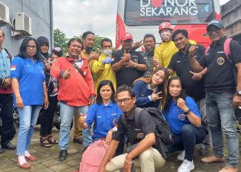 Persatuan Jurnalis Indonesia (PJI) DPC Kediri Raya yang bekerjasama dengan PMI Kota Kediri, dan dihadiri TNI AD, rekan Jurnalis Media , ASN dan dari beberapa warga kediri yang ikut antusias mendonorkan darahnya