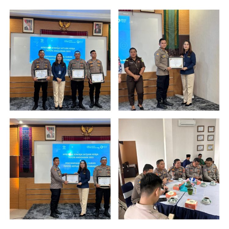 Kepolisian Resor Dairi Peroleh Penghargaan Juara 1 IKPA PAGU BESAR DI ATAS 10 MILYAR dari KPPN (Kantor Pelayanan Perbendaharaan Negara) Sidikalang