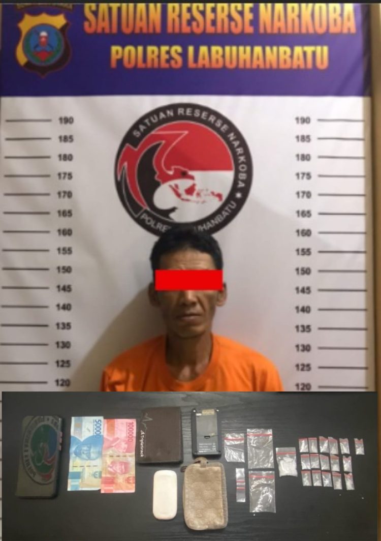 Tersangka CA Als IL dan barang bukti