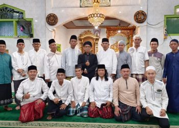 Masyarakat Komplek Palm Agung kel kutaraya kec kayuagung Kab OKI menggelar peringatan Isra Mi'raj Nabi Muhammad SAW tahun 1444 H/2023 di Masjid Alhikmah Komplek Perumahan Palm Agung, Kutaraya