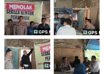 Kapolsek Tigalingga AKP SP. Siringo- Ringo, SH bersama personil lakukan respon cepat dan menindaklanjuti tentang adanya informasi dari sebuah akun media sosial adanya perjudian di depan SD030377 desa bakkal dipoltong kec. siempatnempu hulu