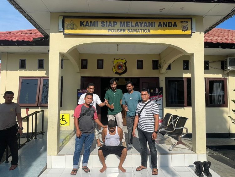 Polres Nagan Raya berhasil menangkap TRB (50 tahun), salah seorang pelaku KDRT di salah satu Gampong di Kecamatan Tadu Raya