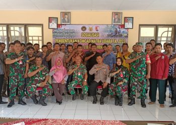Sosialisasi Komponen Cadangan Matra Udara TA 2023 di Pendopo Kecamatan Padamara Purbalingga