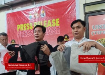 Satuan Reskrim Polresta Manado berhasil menangkap seorang laki-laki tersangka pencurian yang terjadi di wilayah pasar 45 Kota Manado