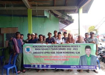 Suwarsono, melaksanakan kunjungan kerja dalam rangka menggelar reses II masa persidangan tahap II Tahun 2022 - 2023 di  Kecamatan Lempuing  dan Kecamatan Lempuing jaya