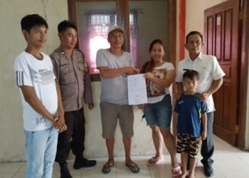 Personel Polsek Pineleng laksanakan problem solving kesalahpahaman di Pineleng Kamis (2/3/2023) Siang