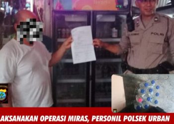 Kepolisian Sektor (Polsek) Wanea Polresta Manado melaksanakan giat razia miras di beberapa warung yang ada di wilayah hukum Polsek Wanea