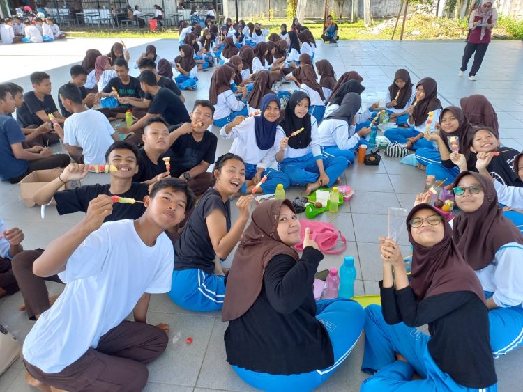 Kegiatan Gerakan Aksi Berigizi di SMAN 1 Padamara Kecamatan Padamara Kabupaten Purbalingga