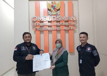 Masyarakat sekitar Waduk Pusong melaporkan PJ Walikota Kota Lhokseumawe, Imran, ke Ombudsman RI Perwakilan Aceh