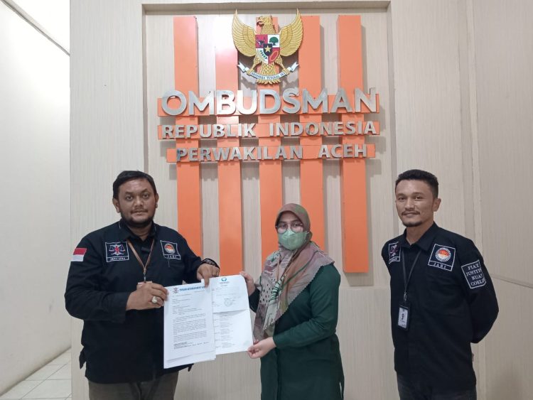 Masyarakat sekitar Waduk Pusong melaporkan PJ Walikota Kota Lhokseumawe, Imran, ke Ombudsman RI Perwakilan Aceh
