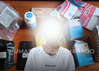 Tim Satuan Reserse Narkoba Polresta Manado kembali menangkap seorang pria berinisial IK (32), warga Kelurahan Lawangirung Kecamatan Wenang Kota Manado