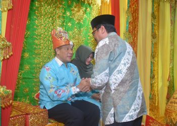 Pemerintah Kabupaten Aceh Utara menggelar acara Peusijuek dan ramah tamah dengan Komandan Korem 011/Lilawangsa yang baru Kolonel Kav Kapti Hertantyawan, SH