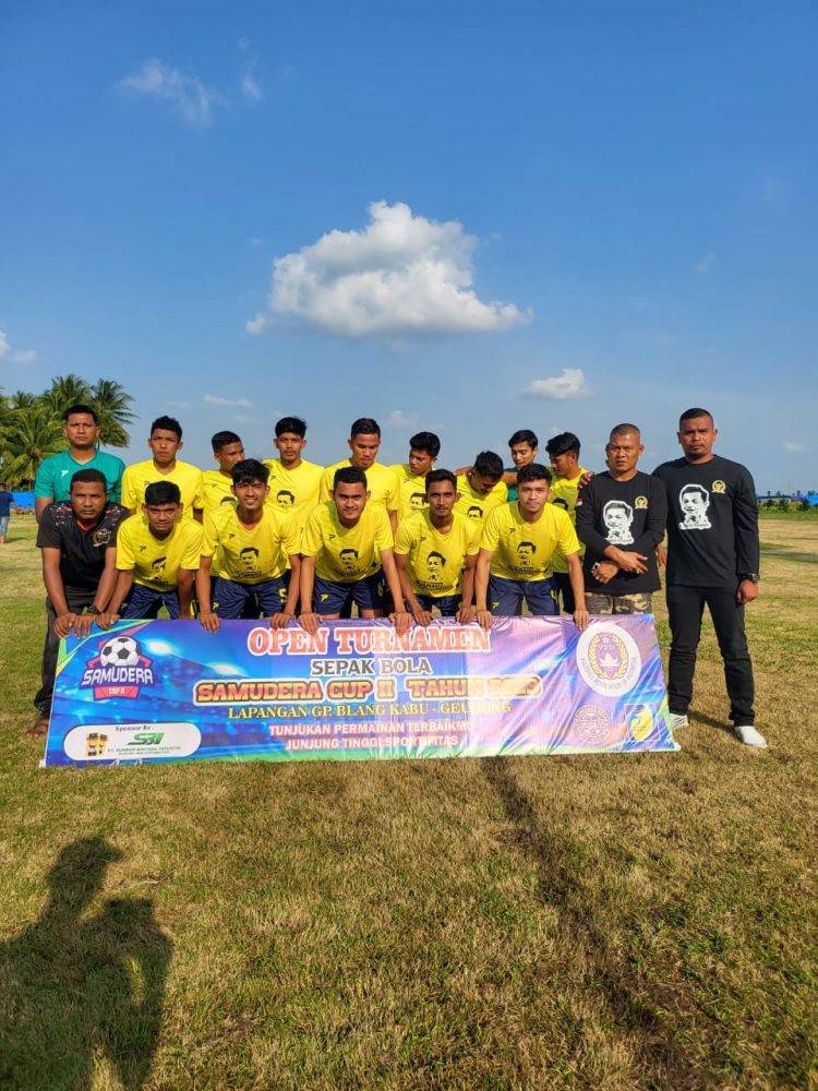 Kesebelasan RHIP Fc (Rakan Haji Ilham Pangestu), mengalahkan tim Keude Krueng Geukuh Fc 2 : 0, pada open turnamen Samudra Cup II 2023