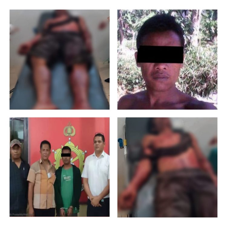 Ditangkapnya seorang lelaki dewasa terduga pelaku pembunuhan di Huta kelep Desa Lau bagot kecamatan Tigalingga yang terjadi pada hari Senin 06/03/23 sekira pukul 09.00 Wib