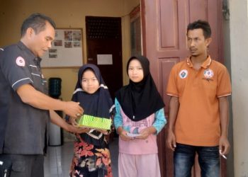 Solidaritas Wartawan Nagan Raya melakukan Penyantunan puluhan anak Yatim