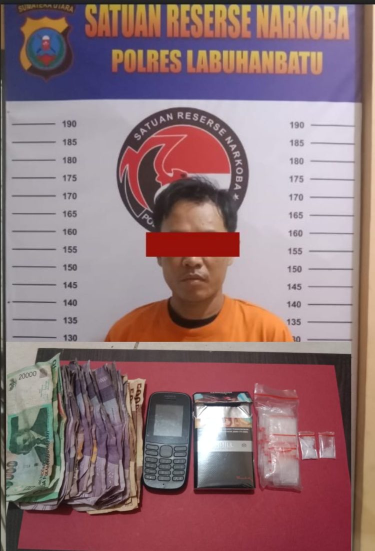 Pelaku A.K alias Andi (38), warga Desa Negri Lama Kecamatan Bilah Hilir Kabupaten Labuhanbatu