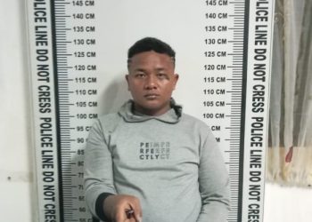 Hotman Rodame Purba (23) ditangkap Satuan Narkoba Polres Pematangsiantar di Parkiran Siantar Hotel Jalan W R Supratman, Kelurahan Proklamasi, Kecamatan Siantar Barat, Kota Pematangsiantar, Rabu (08/03/2023)