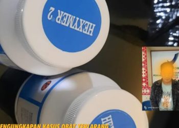 Satuan Reserse Kriminal Polresta Manado kembali menangkap seorang laki-laki berinisial GSD (34) pengedar Obat Keras jenis Hexymer