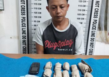 Herman Silalahi (32) berhasil diringkus personel Sat Narkoba Polres Pematangsiantar, di Jalan Mangga, Kelurahan Parhorasan Nauli, Kecamatan Siantar Marihat, Kota Pematangsiantar, Rabu (08/03/2023)