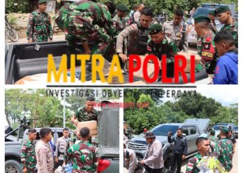 Kegiatan Bakti Sosial bekerja sama dengan Satgas Pamtas RI-RDTL Yon Raider Khusus 744/SYB, Kejaksaan Negeri Atambua, Komunitas Atambua Trail Club (ATC), dan Persit KCK Yonif Raider khusus 744 / SYB