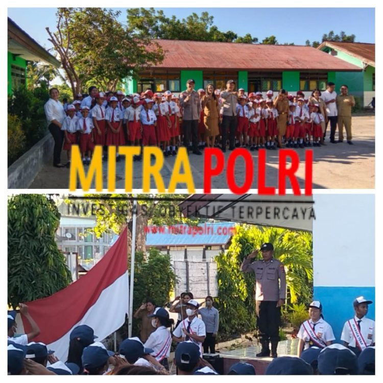 Pasukan DOBRAK Polsek Lobalain gencarkan kegiatan masuk sekolah
