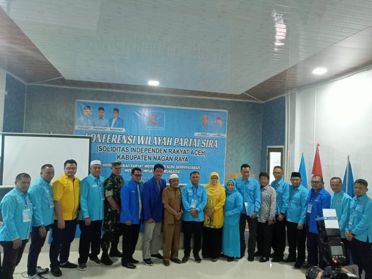 Dewan pimpinan wilayah (DPW) partai Soliditas Independen Rakyat Aceh (SIRA) Kabupaten Nagan Raya melaksanakan Konferensi ke-2