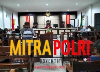 Sidang putusan Praperadilan oleh Pengadilan Negeri Oelamasi di Kantor Pengadilan Negeri Oelamasi Jalan Timor Raya Km.35 Oelamasi, pada hari Selasa (14/3/2023) sore