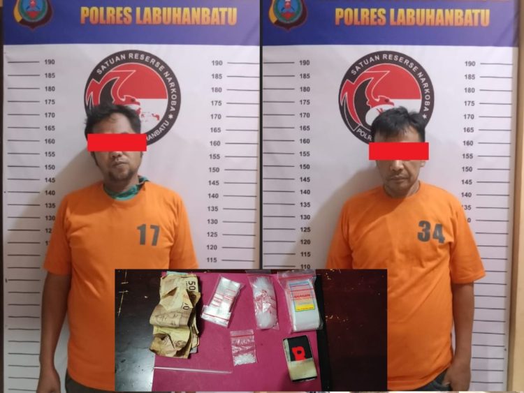 2 (dua) orang pelaku diamankan inisial FL Alias BB, 40 Thn, Wiraswasta, warga Jln.Padang Matinggi Rt.1 Kel.Padang Matinggi Kec.Rantau Utara Kab. Labuhanbatu dan pelaku HMD Alias UO, 48 thn, Pekerjaan Wiraswasta, warga Parlayuan Kel.Pulo Padang Kec. Rantau Utara Kab.Labuhanbatu.