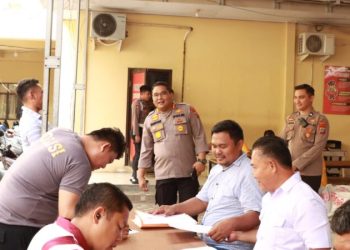 Seksi Kesehatan Polresta Manado melaksanakan kegiatan pemeriksaan Kesehatan secara berkala T.A. 2023