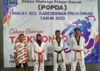 Atlit Taekwondo yang mendapat emas yaitu Afriza Ramadhani Mirzad dari SMU 3 Tegal dan Wildan Ega Nugraha dari SMU 2 Tegal. Sementara untuk juara 2 medali perak masing masing diraih M.Fabiotama Take Junior SMK 3 Tegal, Keylla Nazhwa Putri Riyanto dari SMU 4 Tegal.