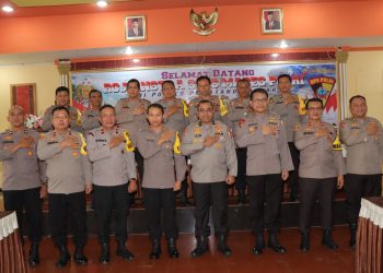 Kapolres Pematangsiantar AKBP Fernando SH S.I.K, menerima kunjungan kerja Tim Rojianstra Sops Mabes Polri, dalam rangka pengkajian giat Kepolisian Polda Sumut