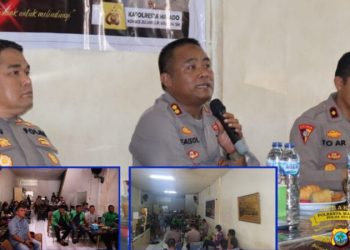 Polresta Manado menggelar Jumat Bacirita. Jumat (17/3/2023) pagi di hoklae Cafe